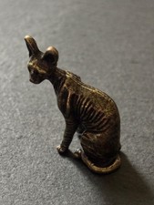 Sphynx Katze aus Metall |