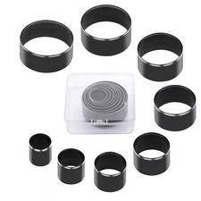 8PCS Leder Kreis Schneiden sterben Kreis Locher Set Leder Stanzen Werkzeuge