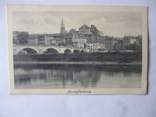 Ansichtskarte aschaffenburg - ansichtskarte,