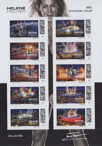 Helene fischer briefmarken - helene,