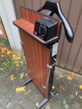 70er Vintage Butler Hosenbügler, Herrendiener, Holz, H:112 cm, B:42 cm.70s Valet