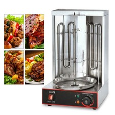 3000W 2 Brenner Kebap Grill Gyrosgrill Tischgrill Elektro Dönergrill Döner DHL