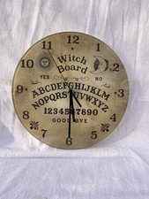 Wanduhr Ouija Board, Witch Board, Batteriebetrieben, 28cm