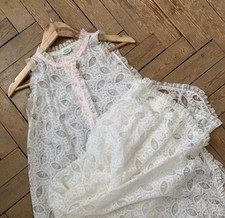 Vintage Spitzen Maxikleid