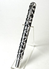 Luxus-Patronenfüller: "Carlo Cantinaro" Metallgehäuse, Iridium-Feder "F".  (K28)