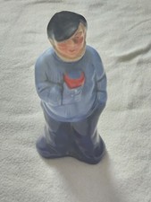 DDR Keramik Figurenflasche „Seemann mit Glas“ – 20 cm – Kopf als Korken