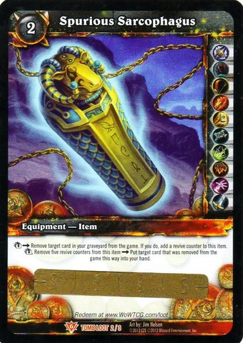 Wow spurious sarkophagus - spurious, loot