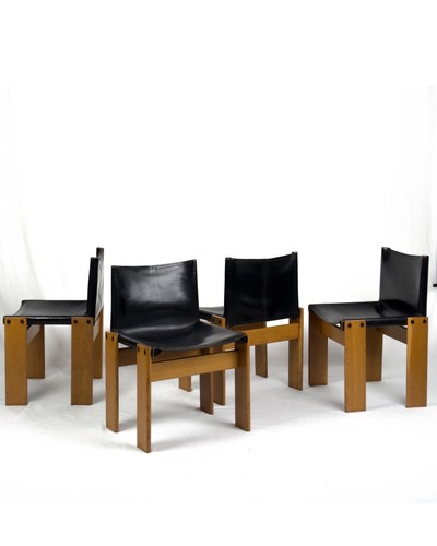 Set monk dining chairs - 4,
