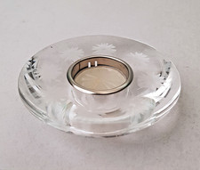 Leuchter aus Hüttenglas klar