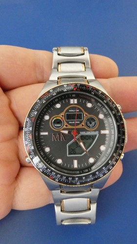 Solar funkuhr chronograph - solar,