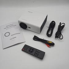 Mini Beamer 4K [Elektrischer Fokus] YUZINO 18000L Full HD 1080P WiFi Bluetooth P