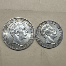 Kaiserreich 3+5 Mark Silber (L119)