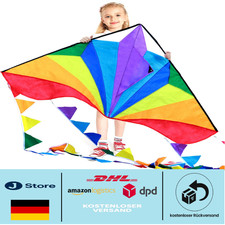 HONBO Delta-Drachen | 54x31 Zoll | 13 Fuß Doppelschwanz