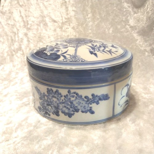 Blau weiß groß rund - blau,