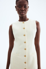 H&M Langes Bouclé-Kleid mit