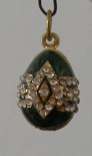 Ketten-Anhänger, Emailliertes Ei, Schöne Form! GUTES GESCHENK!!