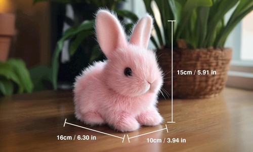 Lebensechter osterhase mit - lebensechter,