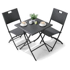 Gartenmöbel Set Rattan 3-tlg