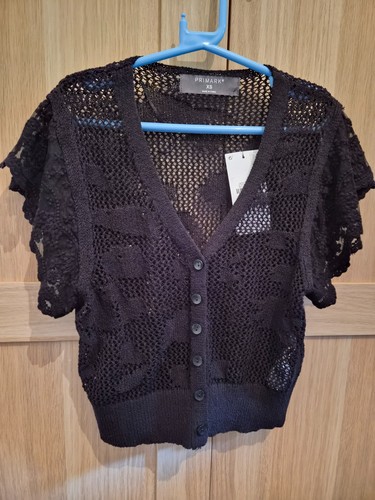 Primark schwarz häkel strick - häkel,