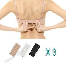 3er Set BH Verlängerung 3 Farben Erweiterung Vergrößern Verschluss 2 Haken