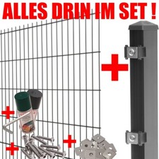 Doppelstabmattenzaun set 6 - doppelstabmattenzaun, 6/5/6