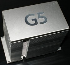 CPU Kühlkörper, Apple Powermac G5, Alumiunium mit Kupfer Unterboden