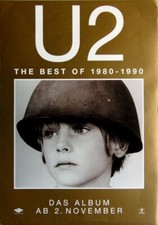 U2 - U 2 - 1990 - Promotion - Plakat - Best of 1980-1990 - Poster