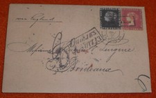 Bordeaux Brief (Kopie) Blaue Mauritius England Großbritannien