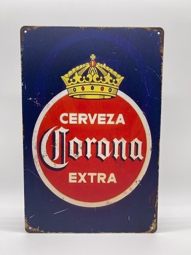 Blechschild corona 20x30cm - blechschild,