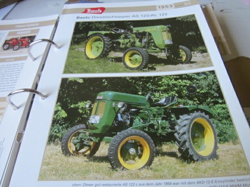Traktor datenblatt bautz - traktor,