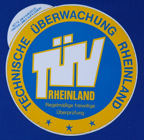 Tüv rheinland aufkleber - rheinland, /