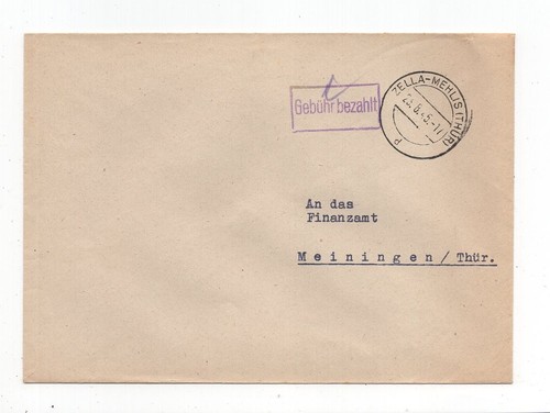 Gebühr bezahlt brief - gebühr,