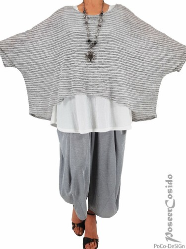 Lagenlook überwurf tunika - lagenlook,