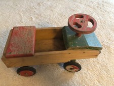 Weihnachten: Babyboomer Bobby Car - Handgemachtes Einzelstück 50er / 60er Jahre