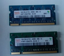 2x 1GB RAM Memory Arbeit