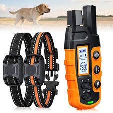 Hundehalsband Antibell Shock Vibration Halsband Fernbedienung Trainingsgeräte DE