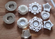 10 Teelichthalter Kerzen  Weihnachten 2 x WMF  top Konvolut