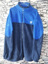 Scania Fleece Zip Up Jacke Navy/Blau LKW Trucker Logo Reißverschlusstaschen Herren M