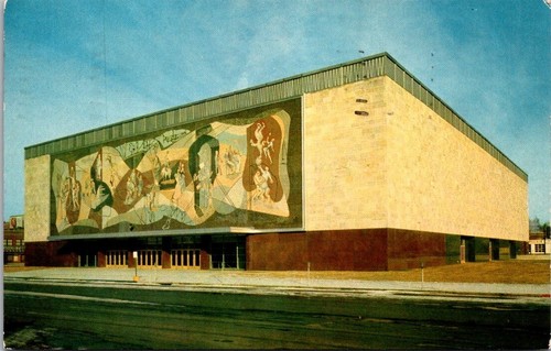 Postcard pershing municipal - pershing,
