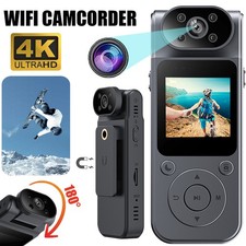 4K HD Kamera WiFi Portable Video Recorder Polizei Body Cam mit Nachtsichtgerät