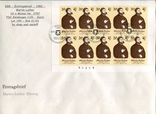 L194 - DDR - Ersttagsbrief - 1982 - Martin Luther - Kleinbogen - Selten !