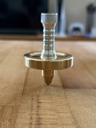 Messing kreisel mit aluminium - mit,