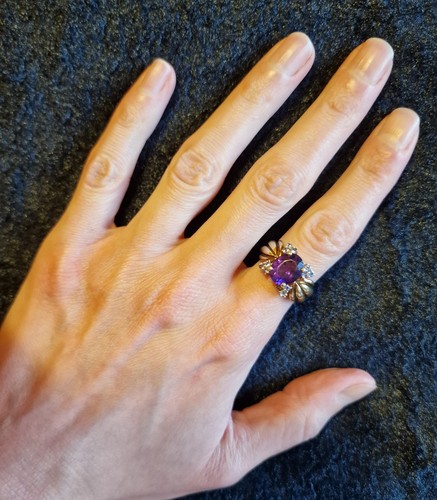Ring gold 375 - 55, großem