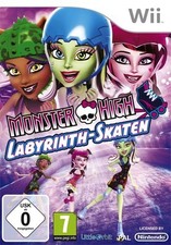 Wii Monster High Labyrinth Skaten / Skultimate Roller Maze DE mit OVP Top Zustan