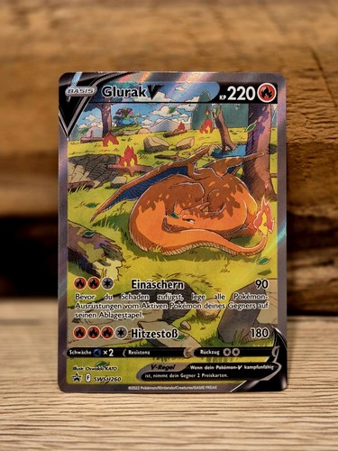 Pokemon glurak swsh260 black - pokemon,