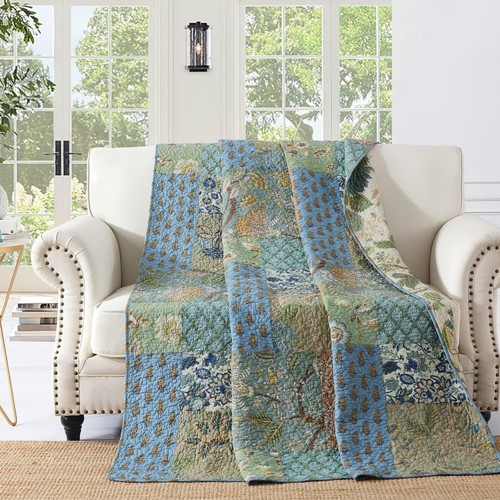 Tagesdecke baumwolle patchwork - tagesdecke,