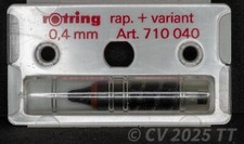 Rotring 710 040 rap. + variant 0,40 mm - Zeichenkegel - NOS