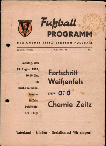 Ddr liga 63 bsg chemie - 1.,
