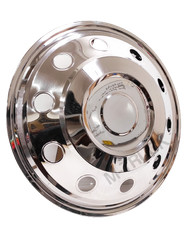 16 RADKAPPEN Edelstahl CHROM