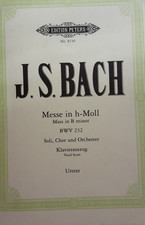Klavierauszug h-moll Messe J.-Seb.-Bach